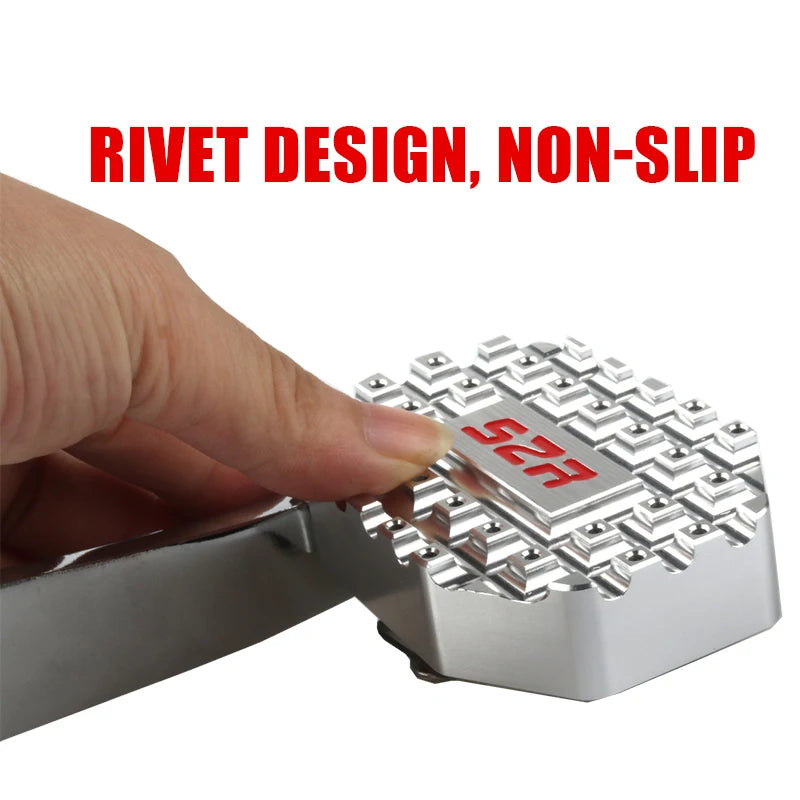 Μοχλός Πεντάλ Πίσω Φρένου Ποδιού FB Mondial HPS, Κράμα Αλουμινίου CNC, Μεγαλύτερο Πέλμα, Ανθεκτική Επιφάνεια Αντιολισθητική, Εύκολη Εγκατάσταση