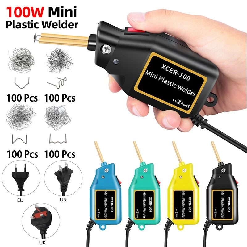 100W Hot Stapler Plastic Welder, Mini Welding and Soldering Tool