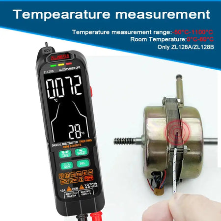 Professional Digital Multimeter 9999 TRMS LCD USB Tester