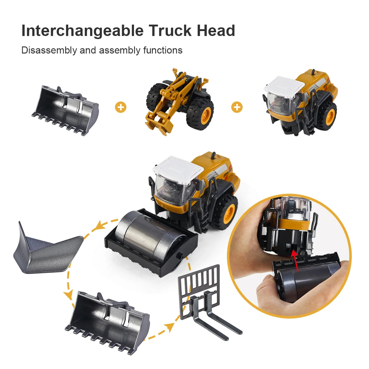 Inertia Bulldozer Set &ndash; Hands-On Learning Toy for Kids