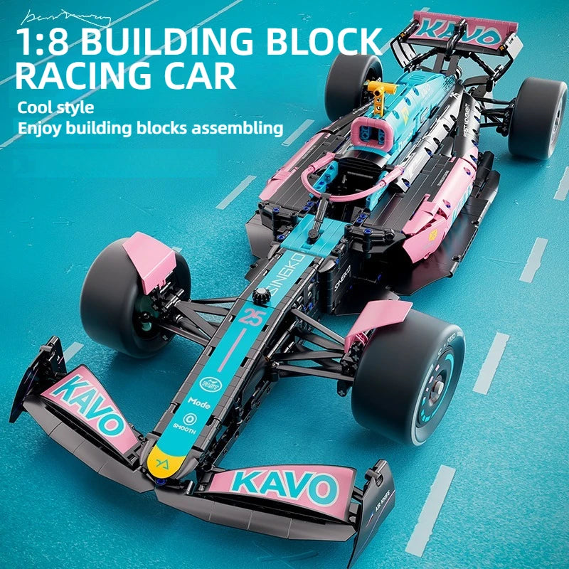 Toylinx 2312 Pcs Racing Blocks Display Car Model Kit Gift