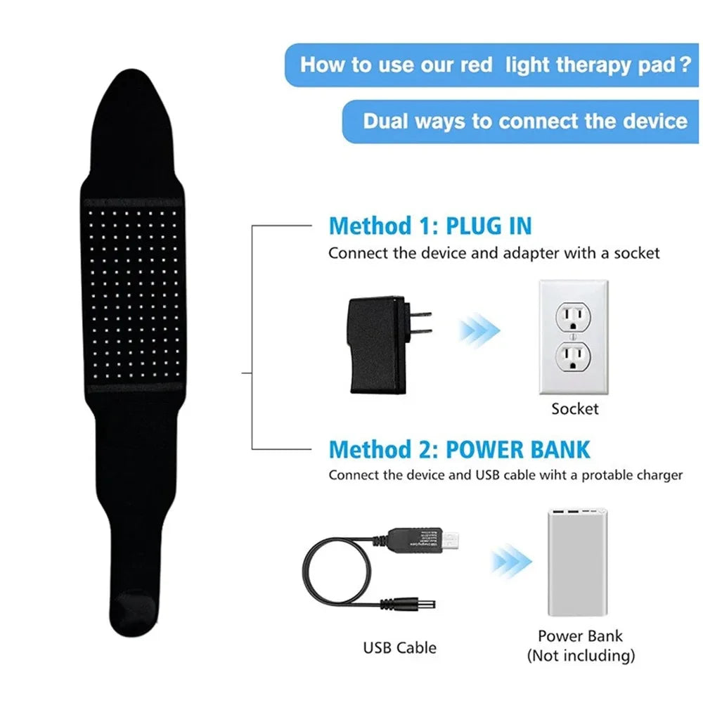 Red Light Therapy Belt &ndash; Back Shoulder Waist Pain Relief