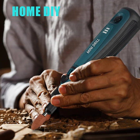 DONUMEH Cordless Mini Electric Engraver and Grinder with 3-Speed Control