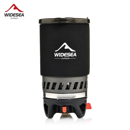 Widesea Outdoor Cooking System with Coffee Pot and Gas Stove pot set
