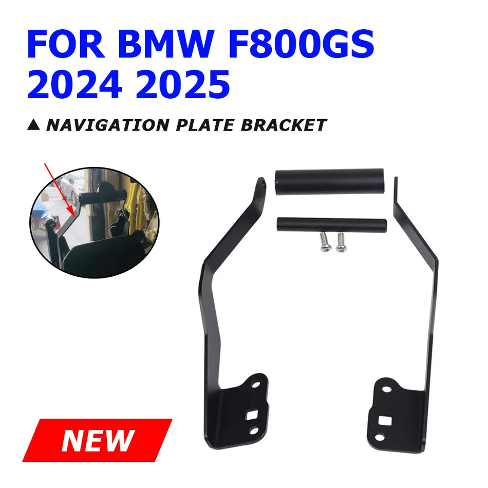 Držák telefonu BMW F800GS pro GPS navigaci, rychlá instalace, černý motocyklový doplněk