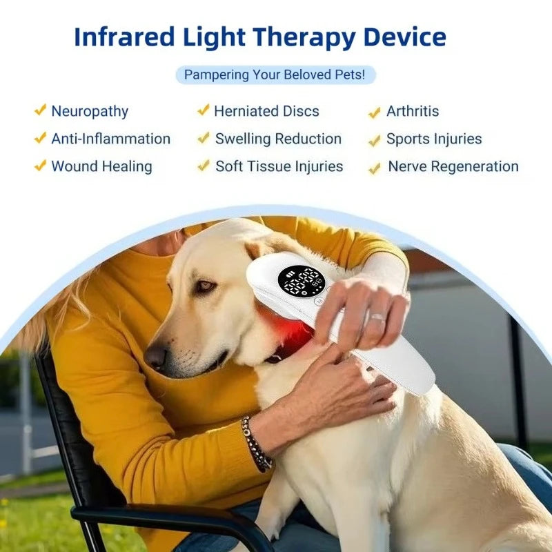 Eläinten kivunlievityslaserilaite 650Nm 808Nm 17 diodilla