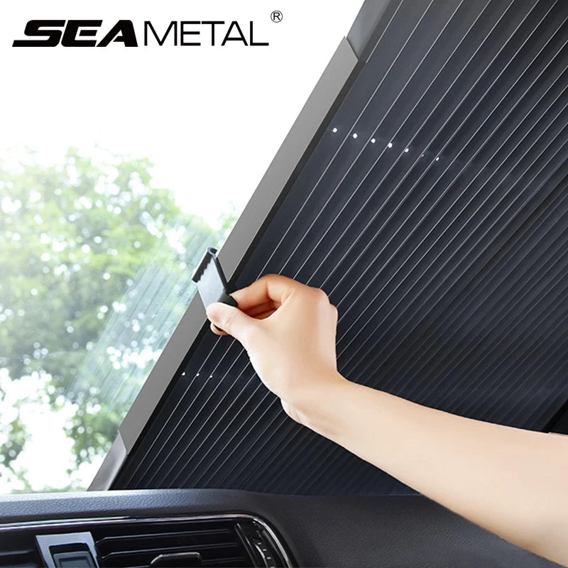 NoEnName_Null Foldable UV Protection Car Sunshade for Front and Rear Windows