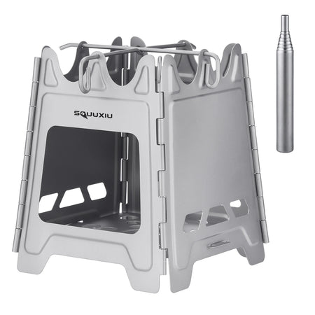 Outdoor Mini Fire Pit Stove &ndash; Lightweight Titanium Pro