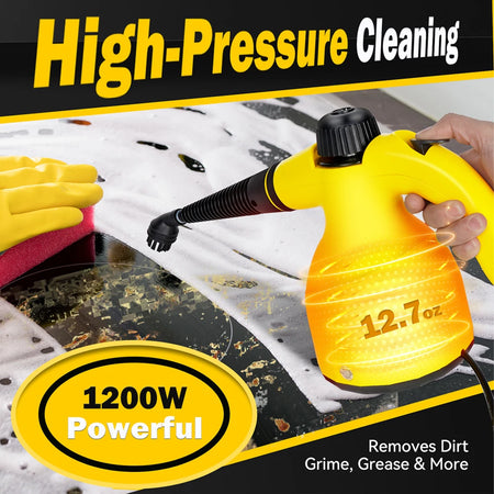 220V Handheld High Temperature Steam Cleaner - Sterilization &amp; Pressure Jet Washer