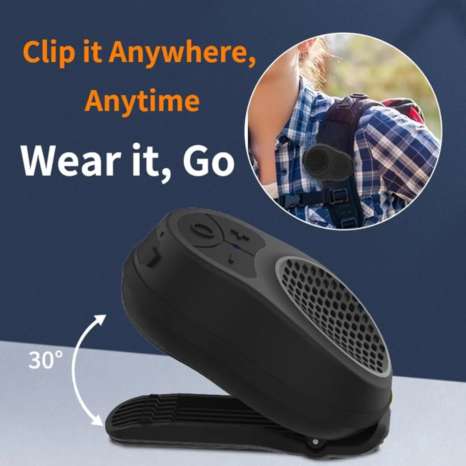 Minisopuru Clip On Altavoz Bluetooth Impermeable con Micrófono