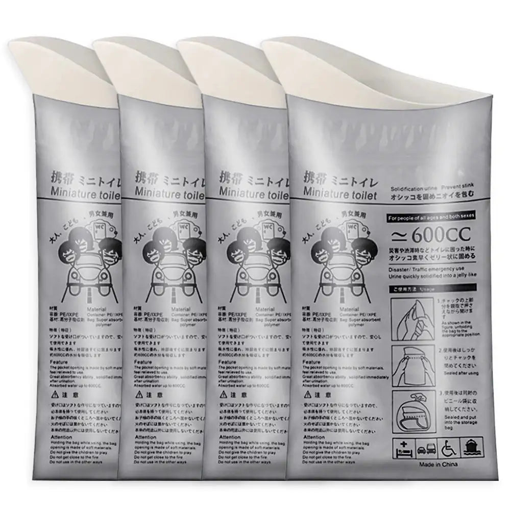 Portable Emergency Urinal Bag For Outdoor Camping Use 5PCS