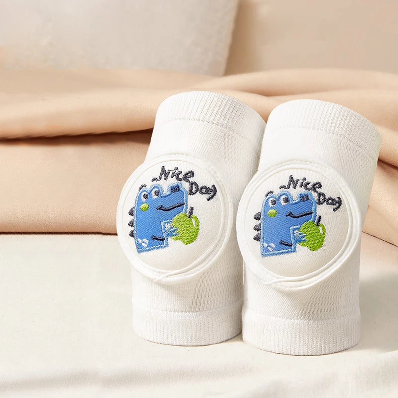 Baby Knee Pads For Crawling &ndash; Breathable Mesh Comfort Dinosaur / 0-4 Years Old