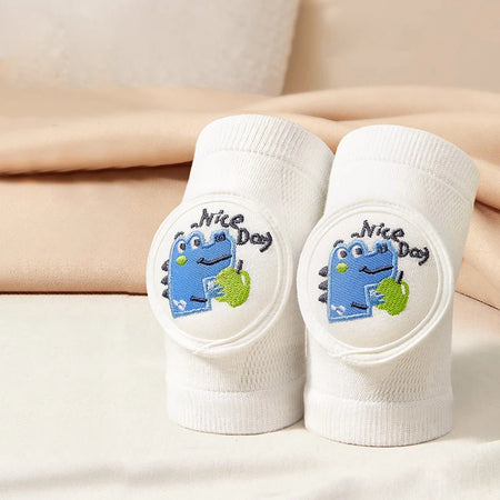 Baby Knee Pads For Crawling &ndash; Breathable Mesh Comfort Dinosaur / 0-4 Years Old