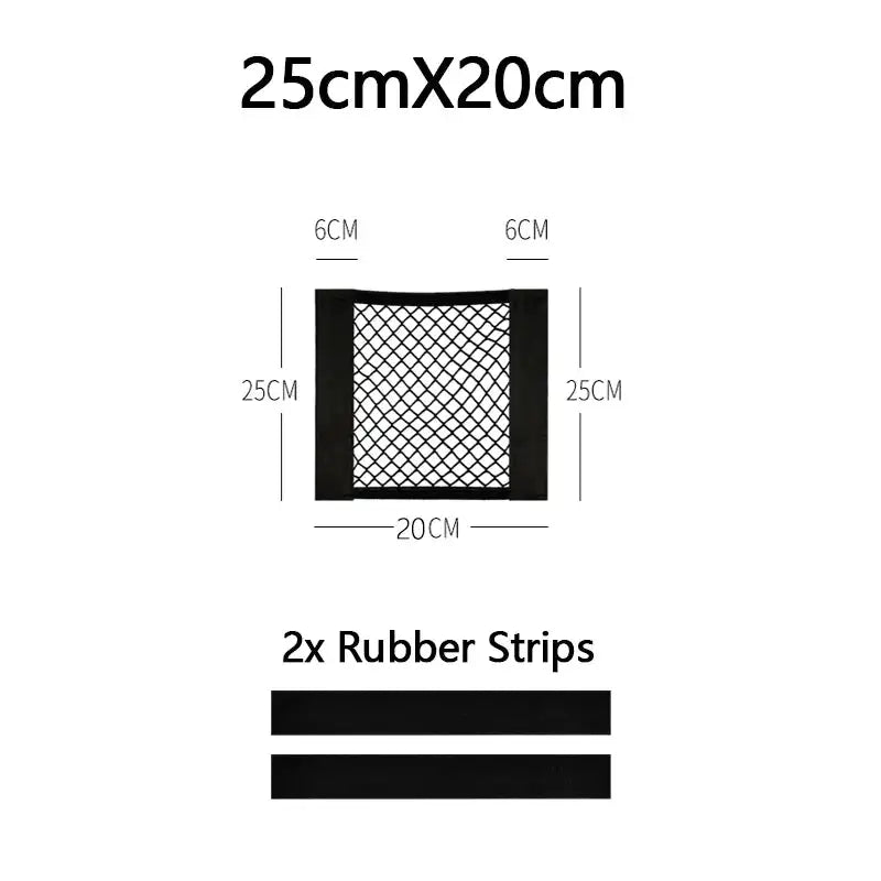 Car Trunk Net &ndash; Universal Mesh Organizer For Car Storage 3Pcs / 25CMx20CM