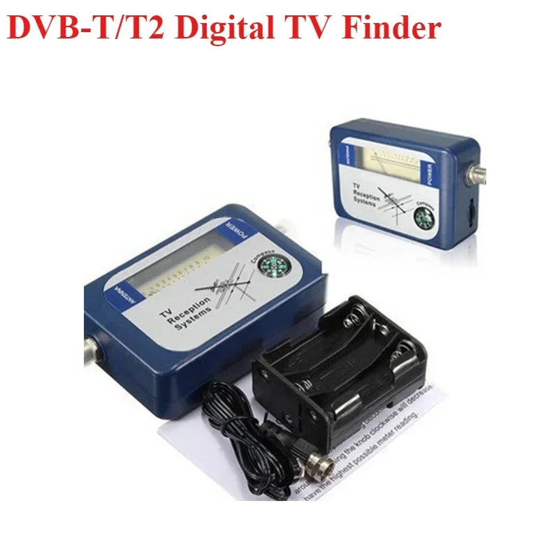 DVB-T Digital TV Antenna Finder with Compass Aerial Terrestrial Signal Meter Pointer TV Satellite Receiver Systems