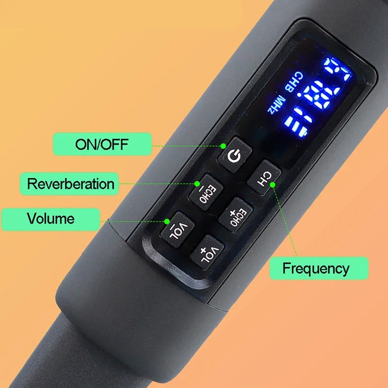 UHF Wireless Karaoke Microphone Bluetooth Receiver &ndash; Reverb