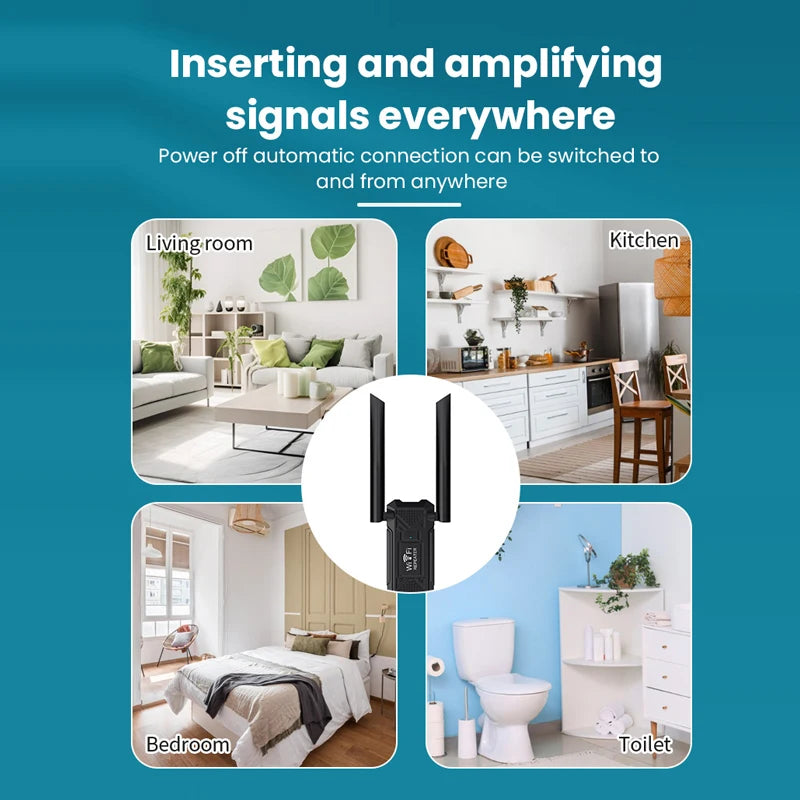 2.4G 300Mbps Wireless USB WiFi Repeater &ndash; Range Extender