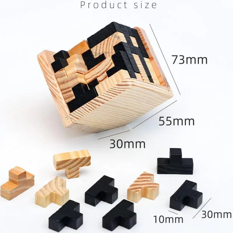 3D Cube Puzzle Lu &ndash; Educational Brain Teaser For All Ages