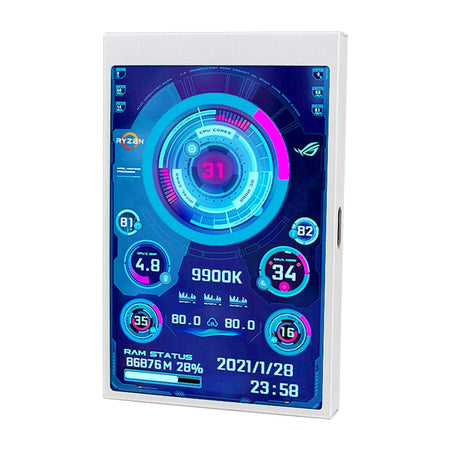 TURZX 3.5 Inch IPS Type C Secondary Screen &ndash; Enhanced Productivity for Multitasking