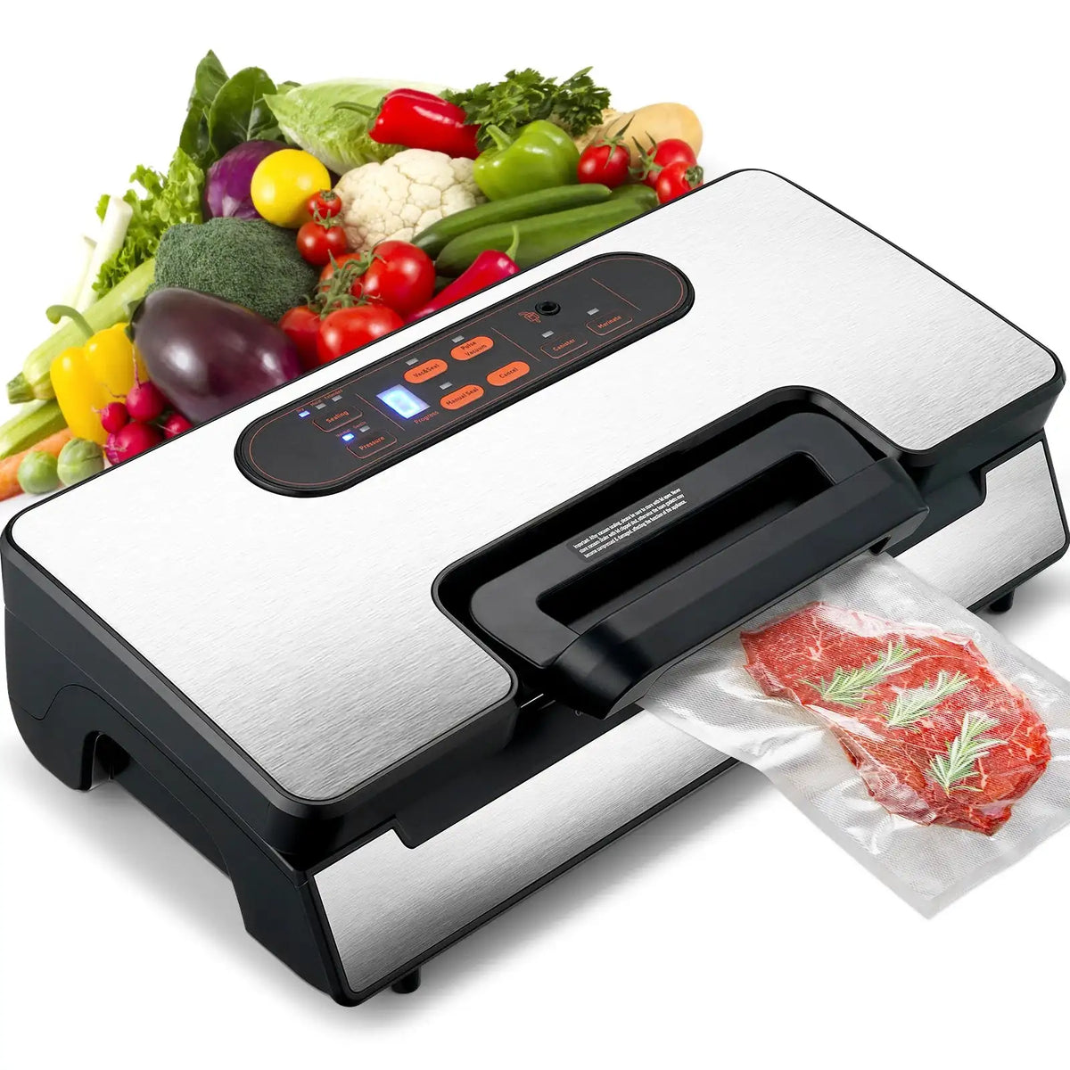 90Kpa Vacuum Sealer 130W With Free 10 Vacuum Bags