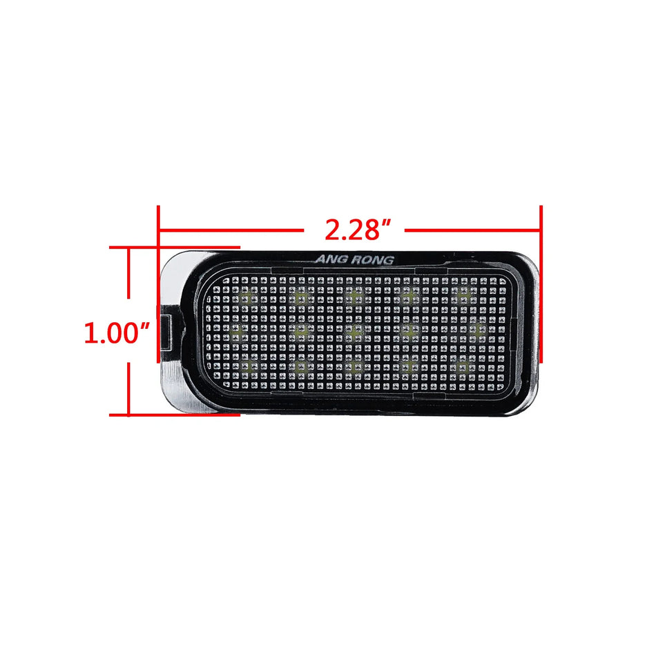 Licencijos numerio apšvietimo pora Ford Tourneo Transit, 15-SMD balti LED žibintai, 6000K