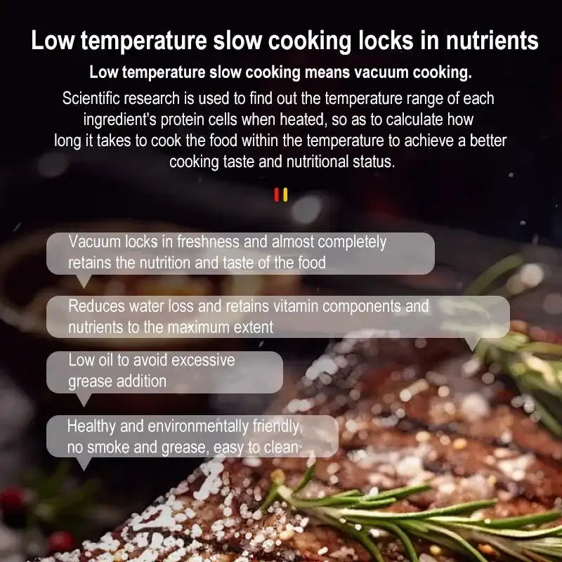 1100W Digital Sous Vide Immersion Circulator IPX7 Waterproof