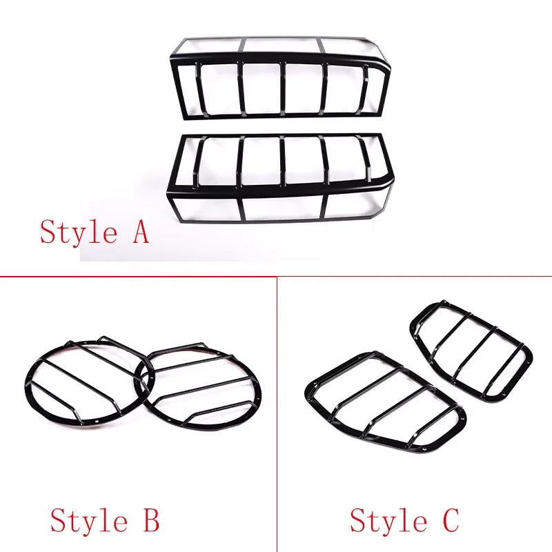 Защитная наклейка на задний бампер из углеродистой стали черного цвета Hummer H3