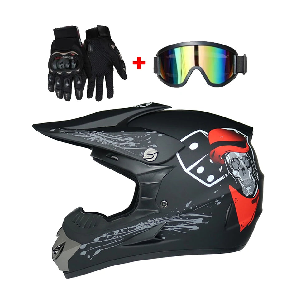 Full Face Motocross Kaciga Off Road Unisex ATV 1 Kg