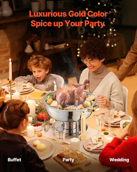 4 Pack Stainless Steel Chafing Dish Set For Party