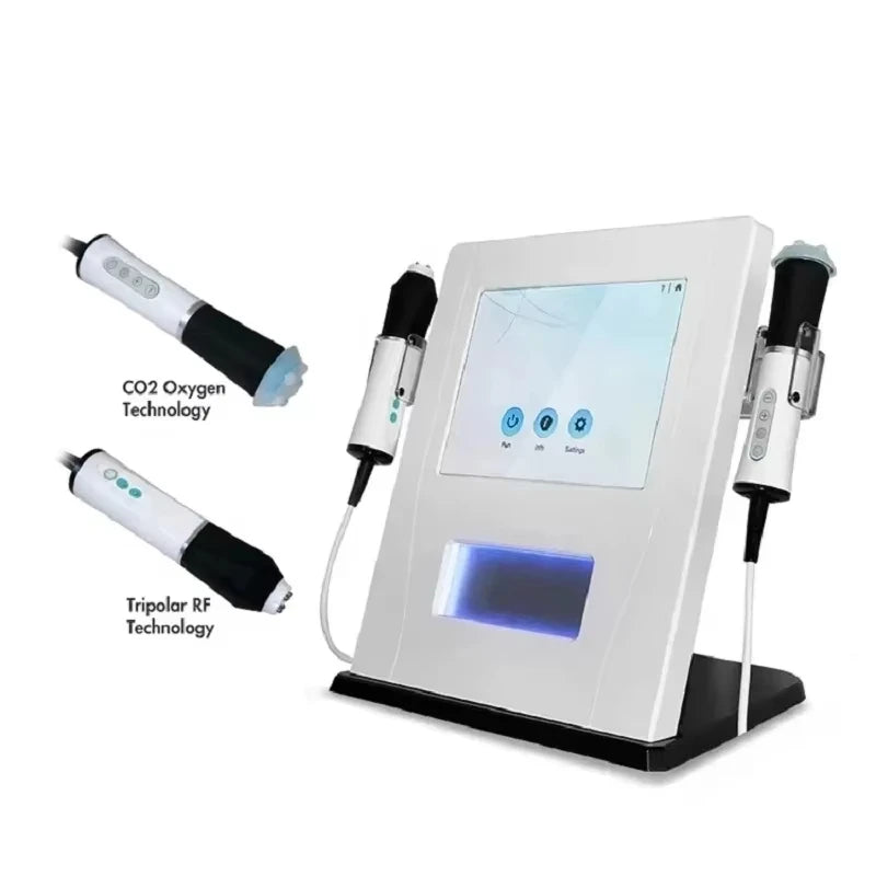 Máquina Facial Oxy de Bolhas Nano CO2 3 em 1 para Firmar a Pele