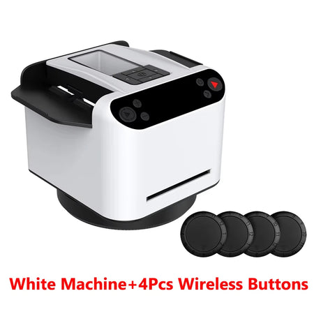 5200mAh 2-In-1 Automatic Card Dealing Shuffler &ndash; AI Shuffle White and4pcs Button