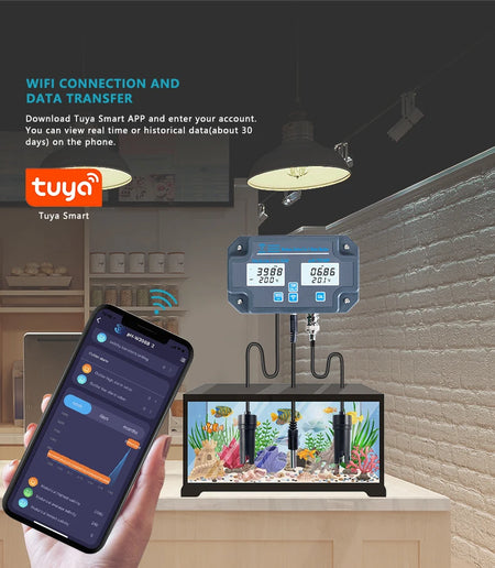 Juanjuan PH-W3988 Water Quality Tester &ndash; WiFi App Control