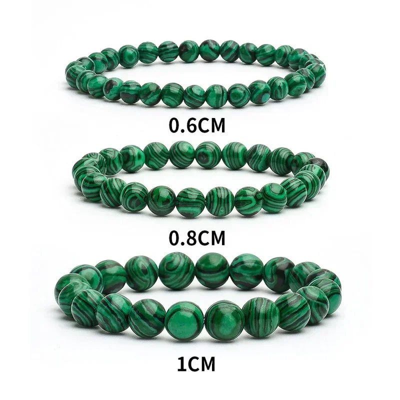 Natural Malachite Bracelet &ndash; Healing Properties for Diabetes Relief