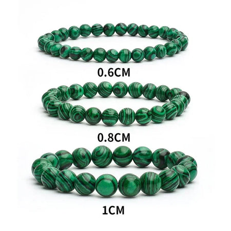 Natural Malachite Bracelet &ndash; Healing Properties for Diabetes Relief