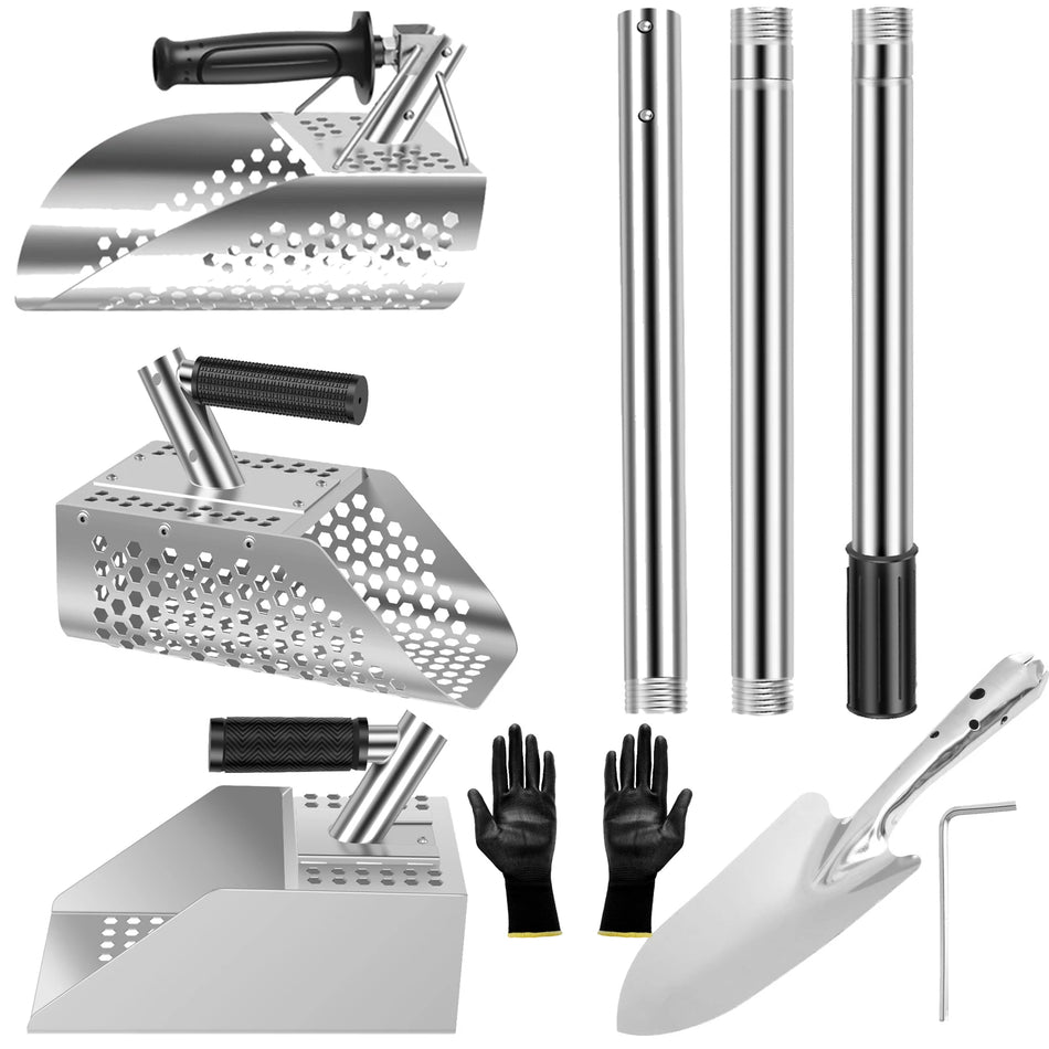 Metal Detector Shovel Sand Scoop 304 Steel &ndash; With Handle