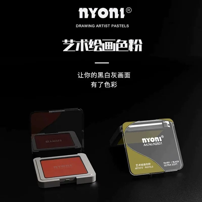 6Pcs Soft Pastel Kit With Rubbing Tools - Rich Pigment