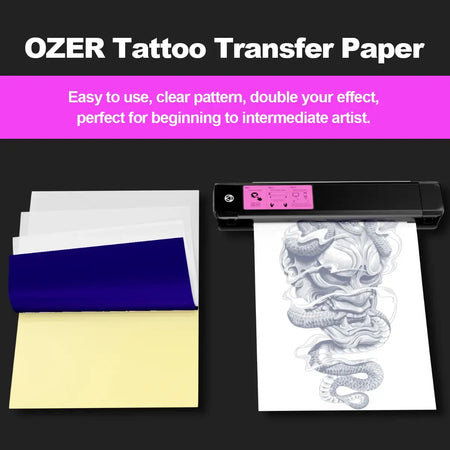 OZER 50 Sheets A4 Tattoo Transfer Paper For Thermal Copier