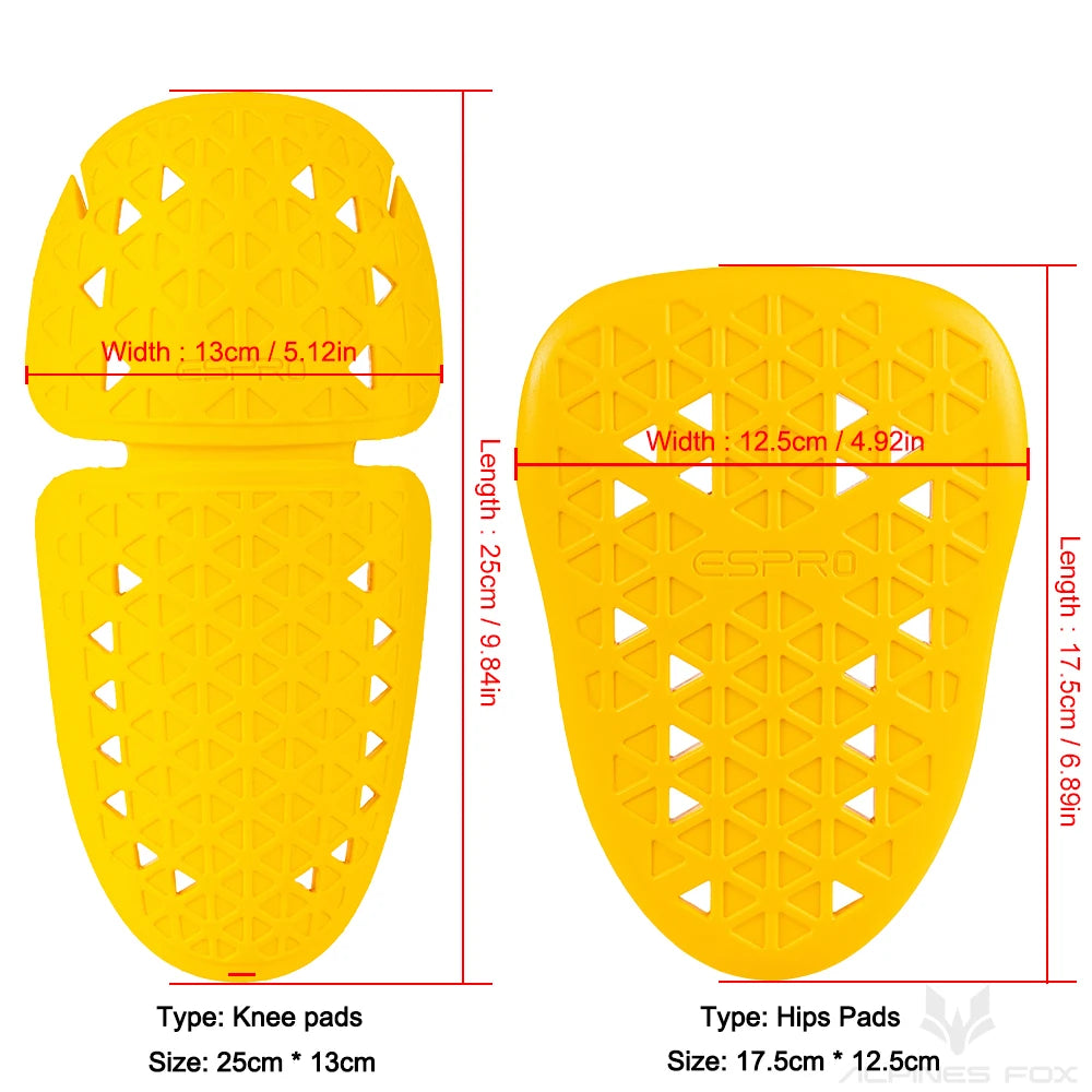 2025 CE Level 2 Motorcycle Pants Insert &ndash; Knee Hip Guard
