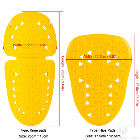 2025 CE Level 2 Motorcycle Pants Insert &ndash; Knee Hip Guard