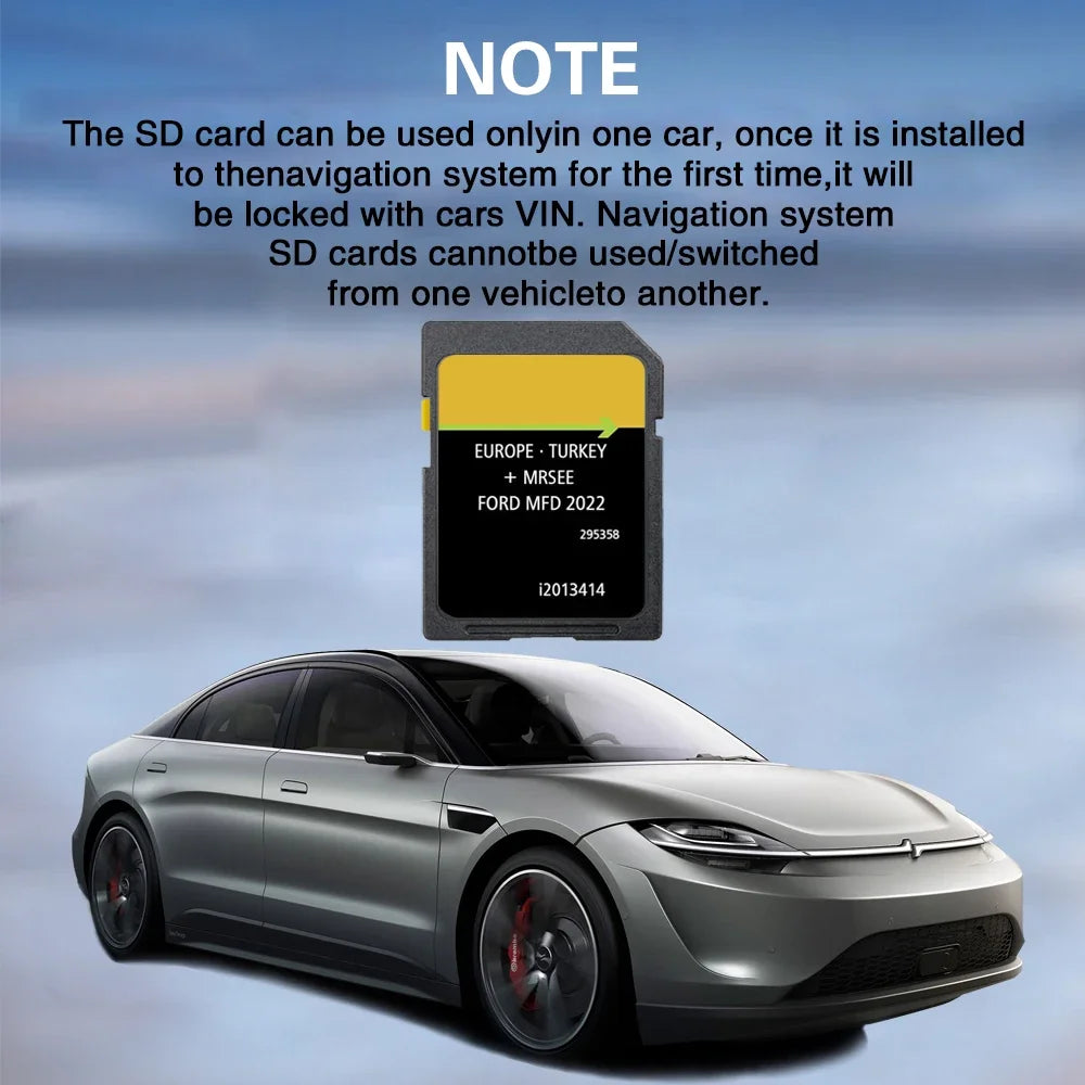 MFD 2022 For Ford Focus 2011-2014 Europe &ndash; 8GB Map Card