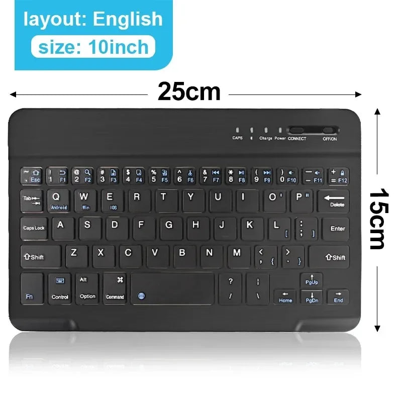 RGB Bluetooth Wireless Keyboard Mini Backlit &ndash; Rechargeable Black no backlit / CHINA