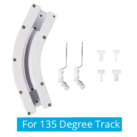 Zemismart Corner Curtain &amp; Blind ARC Track for ZM79 Motor 135 degree