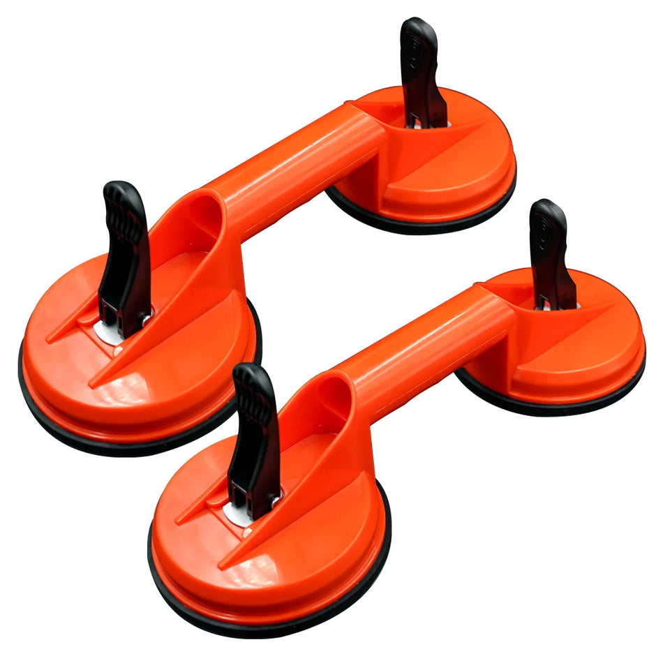 Glass Lifting Suction Cups &ndash; Heavy Duty Vacuum ABS Handle 2PC