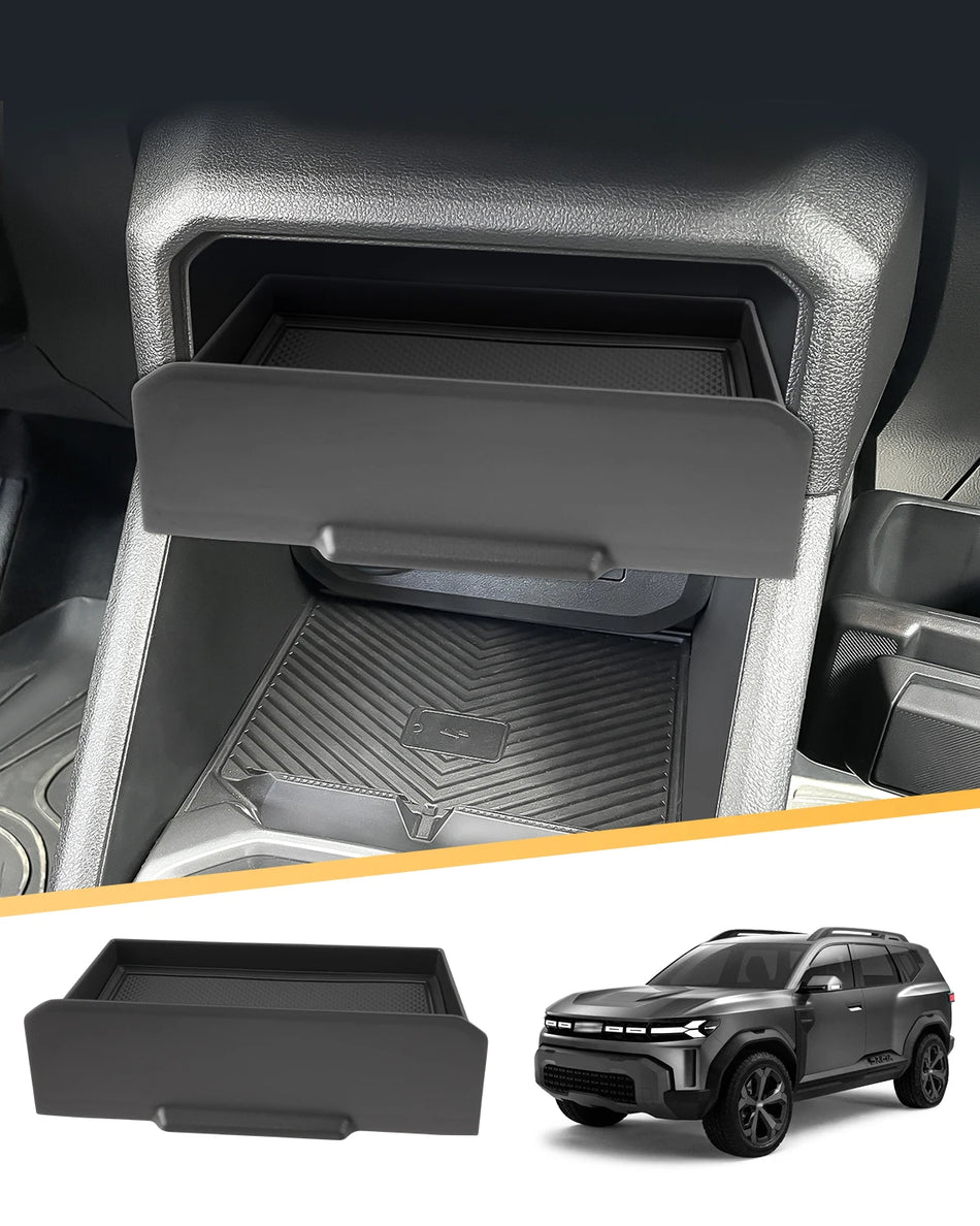 Center Console Storage Box Custom Fit For Dacia Duster 3 2024-2026