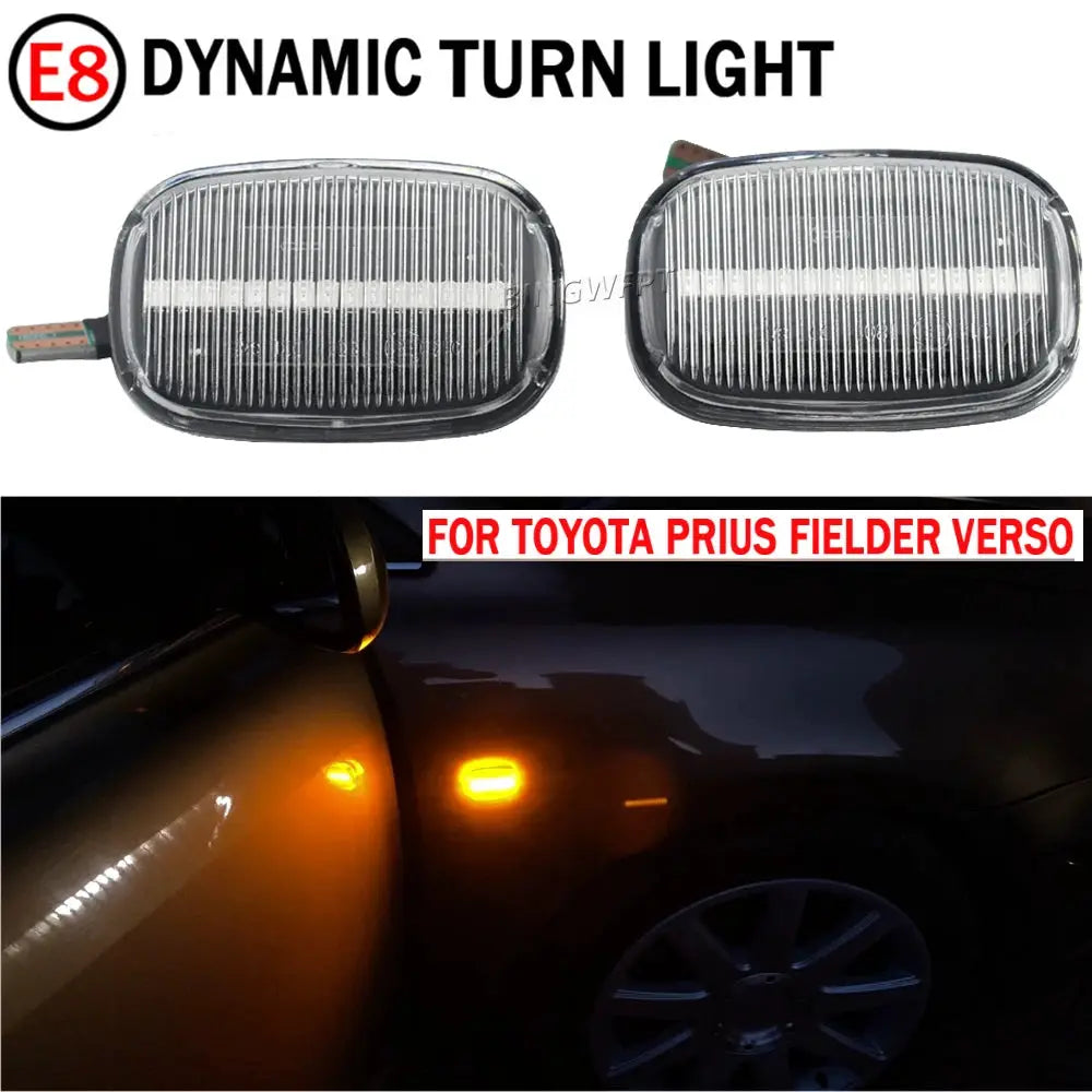 LED Dynamic Side Marker Turn Signal Light For Toyota RAV4 Camry SV4 CV4 ACV30 Corolla E10 E11 E12 ZE120 Runx Allex Vios Celica by InterCyprus Trading Ltd