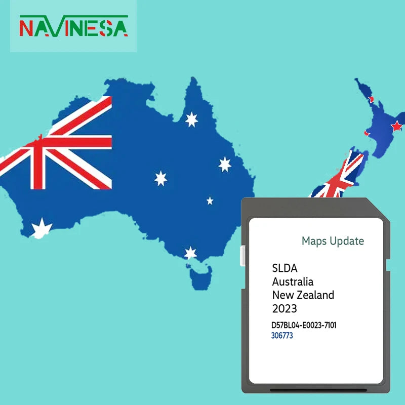 Suzuki Car GPS Update 2023 SLDA SD Card - ANZ Maps Included for SUZUKI ANZ 2023