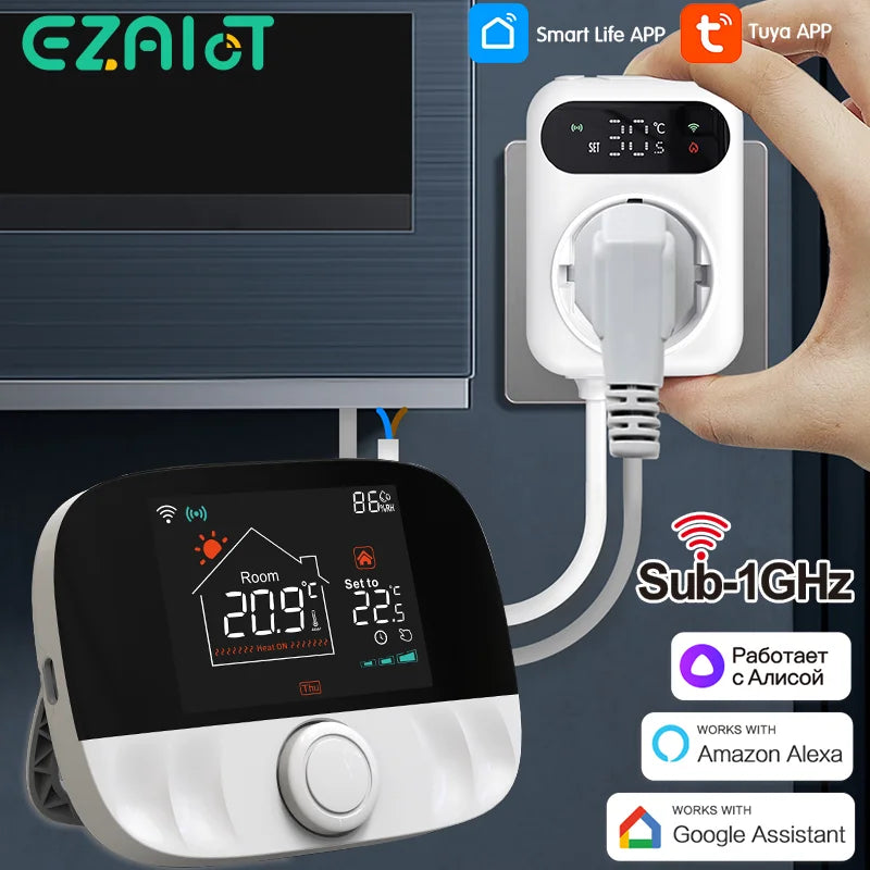 RF433 Wireless Thermostat &ndash; WiFi Boiler Control Kit