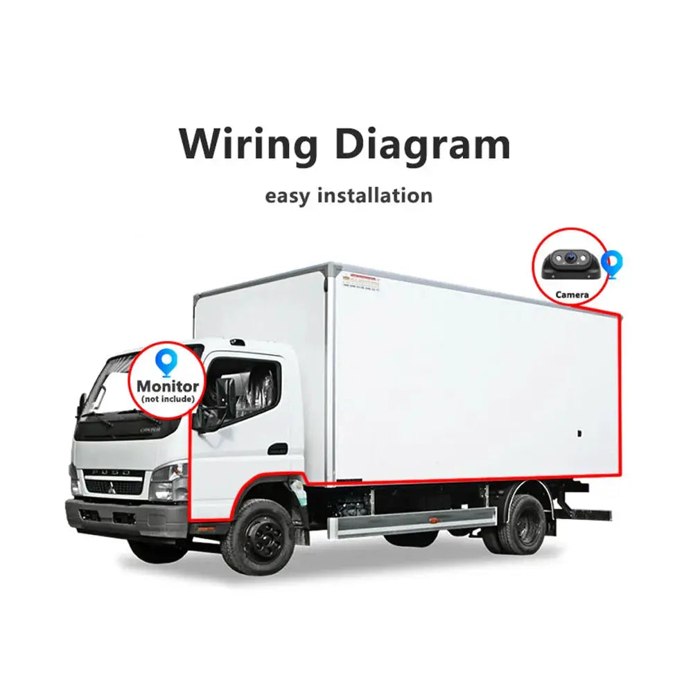 SMARTOUR 4PIN Heavy Duty Metal Case AHD 1080P Sensor Rear View Camera Backup Reversing Waterproof 12-24v For Caravan Truck Bus by InterCyprus Trading Ltd
