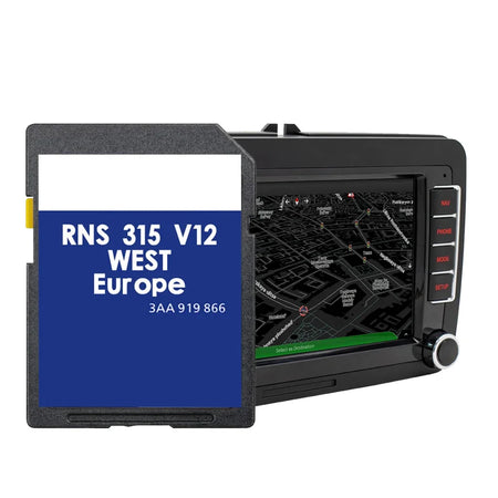 SD Card 3AA051866BE Update &ndash; West EU Navigation For VW