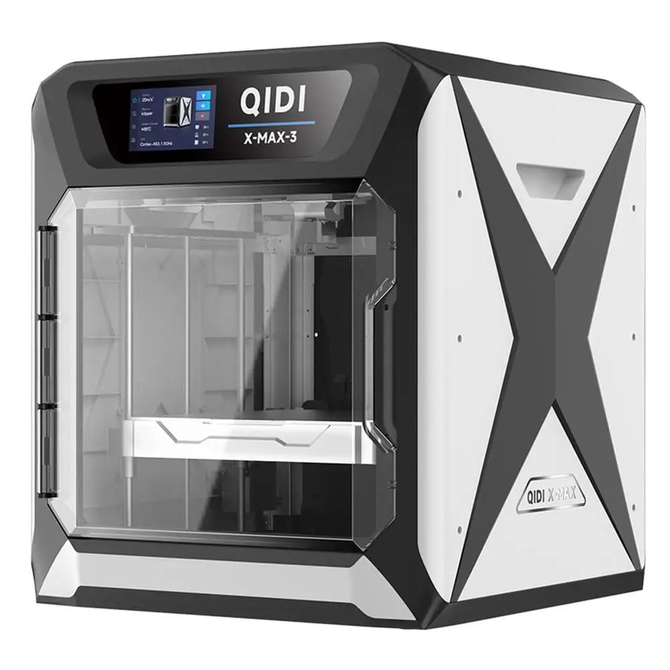 QIDI TECH X-Max 3D Printer ar automātisko līmeņošanu, 600 mm/s, elastīga HF plate, 325x325x315mm, English and German Support